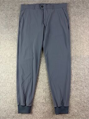 Greyson Mens Stretch Montauk Jogger Pants Size 34x30 Gray